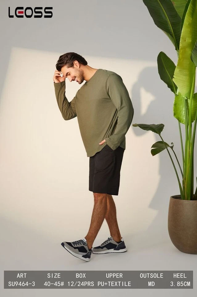 LEOSS Scarpe Uomo sneaker sportive casual ginnastica sneakers comode - Immagine 3 di 4