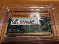 G.Skill PC3-10600 4 GB SO-DIMM 1333 MHz DDR3 Memory F3-10666CL9D-8GBSQ 