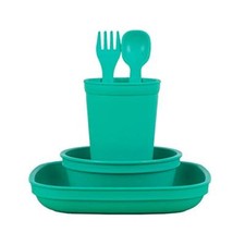 Re Play Made in The USA Environmentally Friendly Dinnerware Set for Toddlers ...