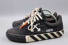 OFF WHITE Vulcanized Used Black Canvas Mens S...