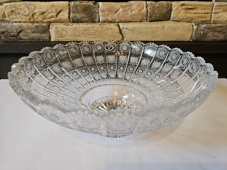 Bohemia 500PK Böhmen Kristall Anbieterschale Queen Lace Cut Pariser Schliff TOP! - Bild 4 von 4