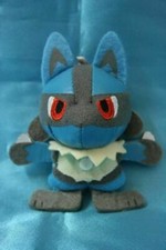 Banpresto Prize Nintendo Pokemon 3.5" Lucario Plush Doll Figure Keychain