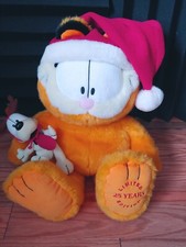 Limited Edition Macy's 25th Anniversary GARFIELD ODIE Plush NO Christmas Book.