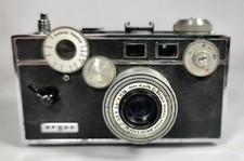 Vintage Argus C3 35mm Camera 50mm Coated Cinitar Lens as-is for parts or repairs