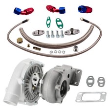 T3 T4 T3t4 T04e Universal Turbo Turbocharger Oil Feed Return Line Kit