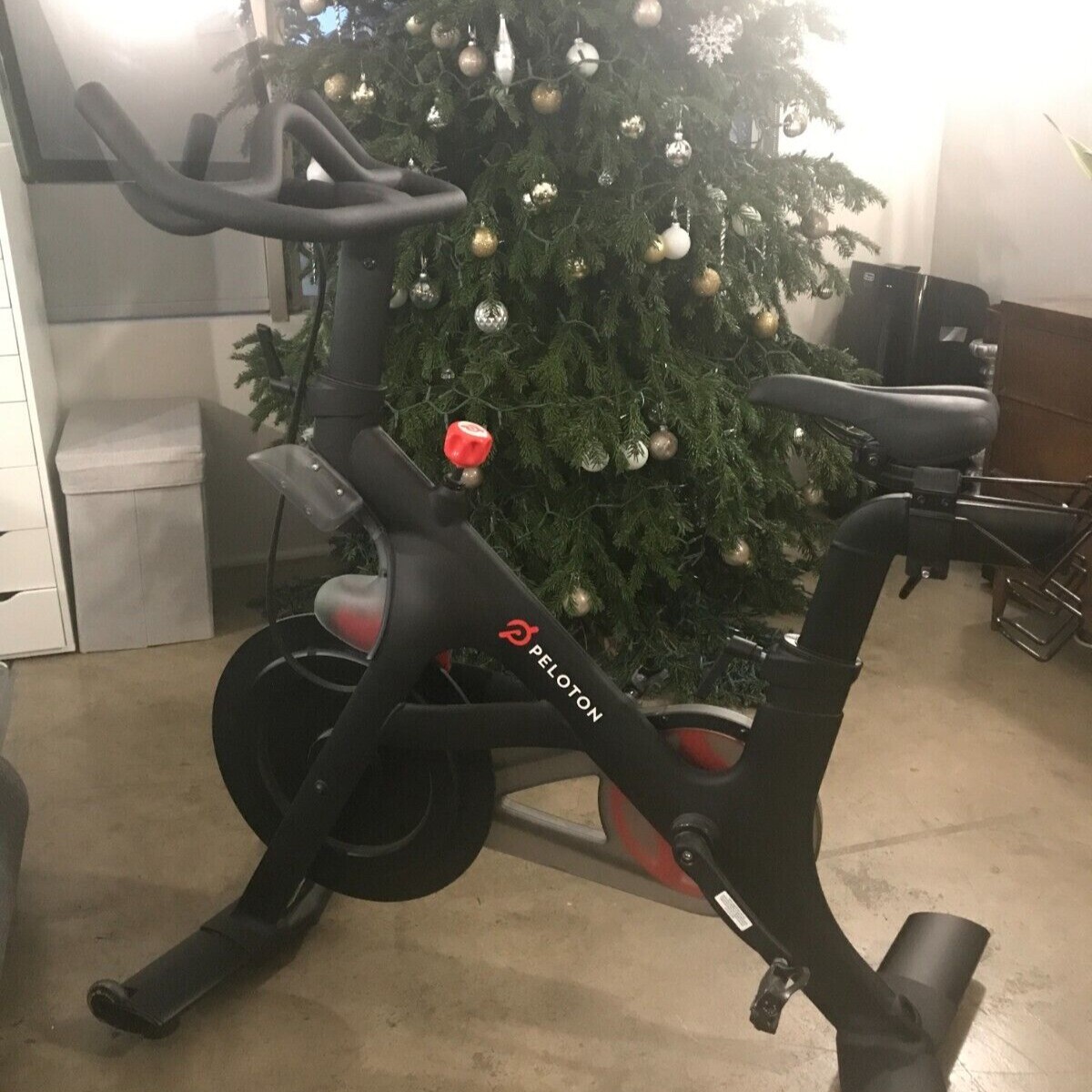 Peloton PL01 Indoor Stationary Exercise Bike Black eBay
