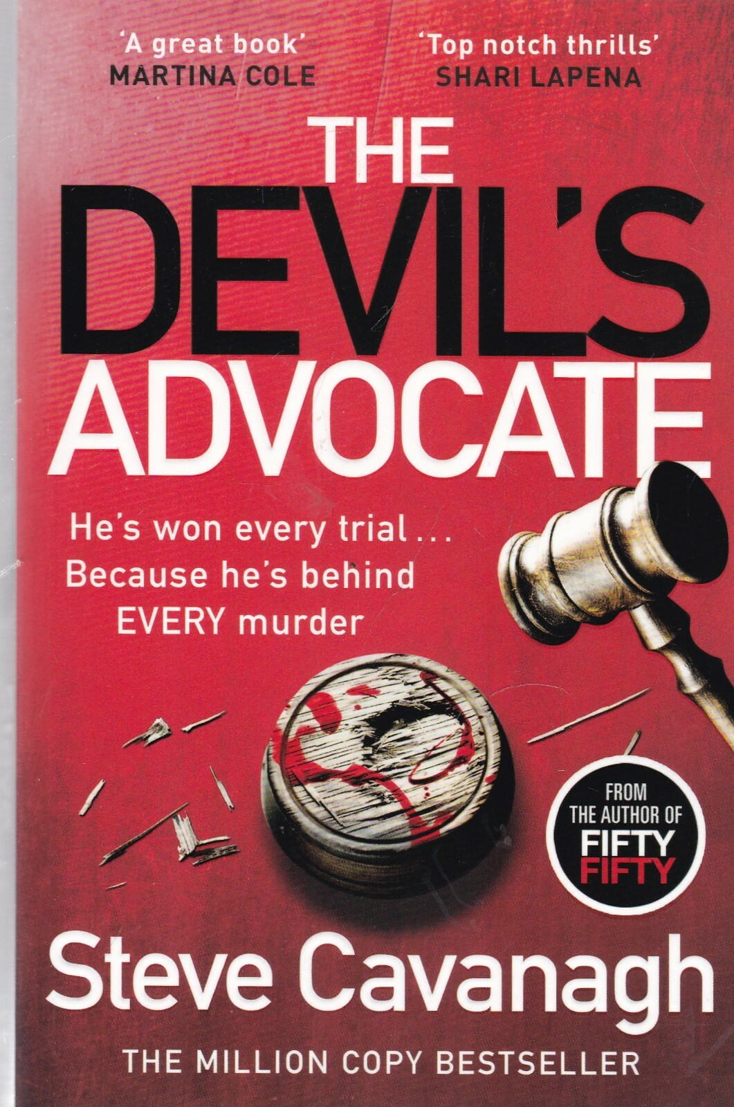 The Devil's Advocate Steve Cavanagh Book, New Paperback