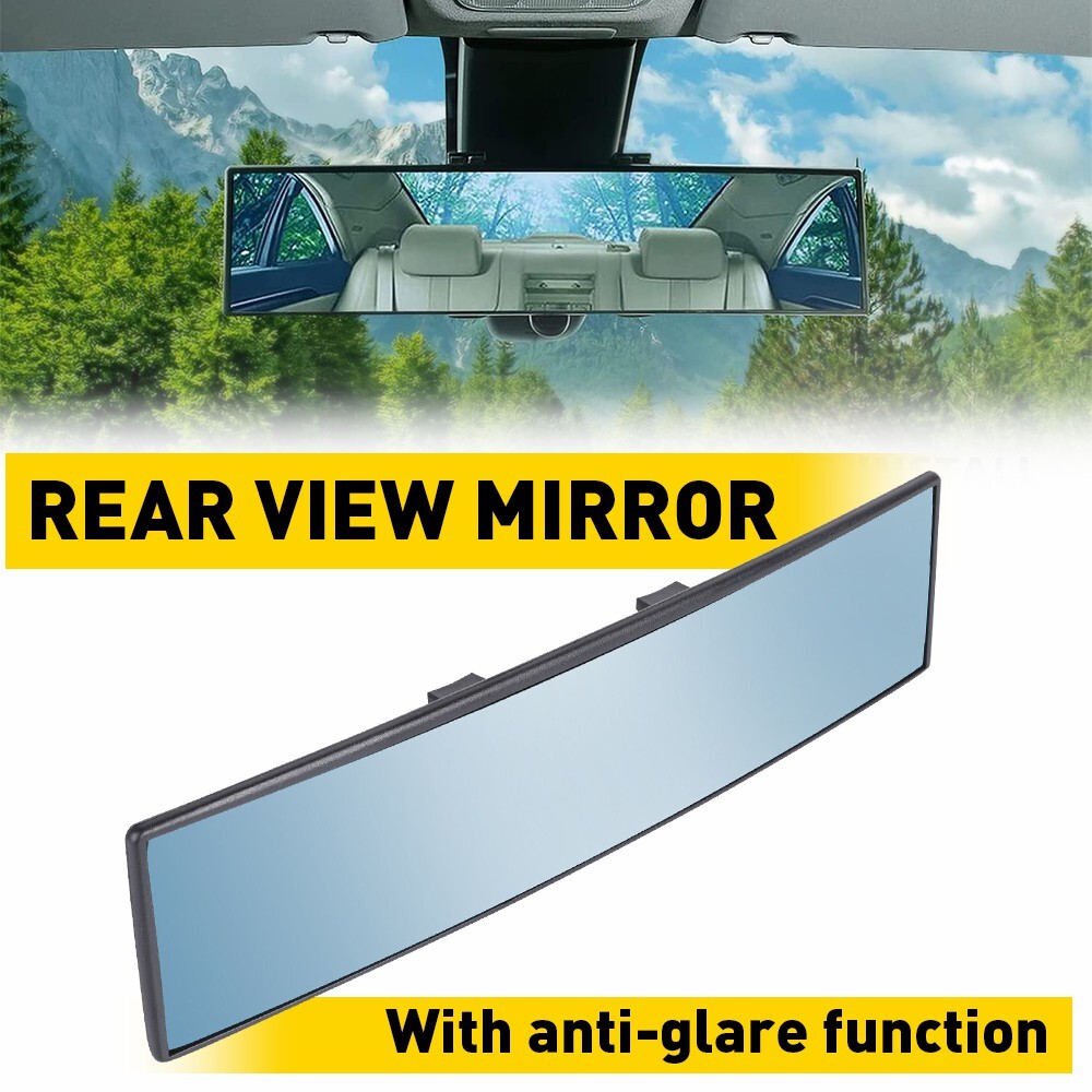 Interior Rear Mirror View 300mm Anti-glare Convex Car Panoramic Wide Angle