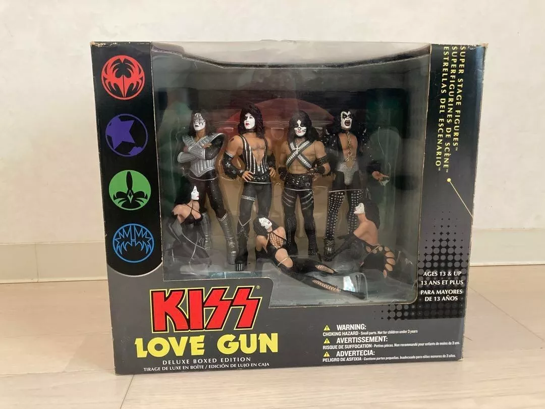 McFarlane Toys KISS Love Gun Deluxe Box Edition SUPER STAGE FIGURES 2004