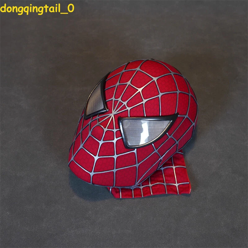 Movie Spider-Man Tobey Maguire Cosplay Mask Full Face Halloween Customized Props - Image 3 of 4