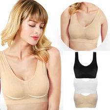 Women Seamless Sports Bra High Impact Bralette Lingerie Runining Yogo Workout