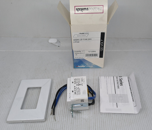 WSX Series WSRA 2P Fan WH 2-Pole 272SR0 Wall Switch Occupancy Sensor - Picture 2 of 10