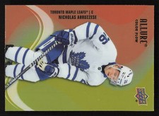 2022-23 Upper Deck Allure Color Flow Orange Yellow Nicholas Abruzzese  Card TCCC