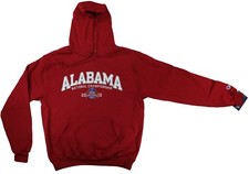BCS 2010 ALABAMA CRIMSON TIDE APPLIQUE HOODIE PULLOVER ADULT SIZED, NWT sec