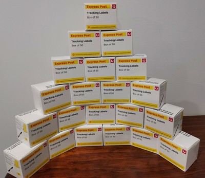400 X AUSTRALIA POST EXPRESS TRACKING LABELS For Domestic ...