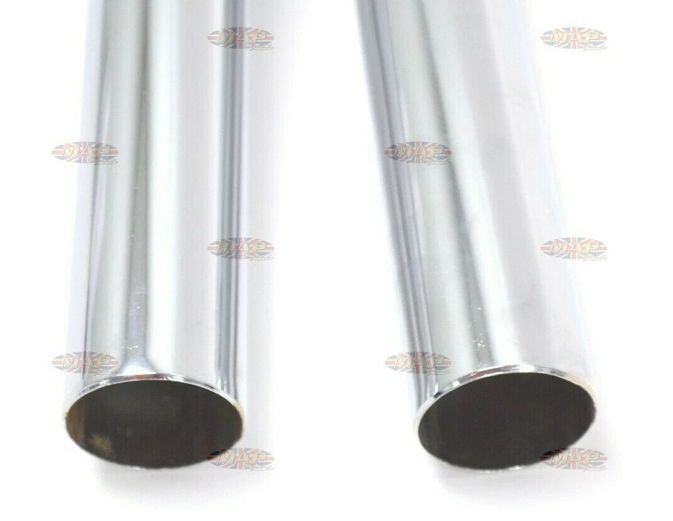 Réplica de tubos de escape MAC Triumph 1963-1972 500 equipo original * Foto 2 de 3