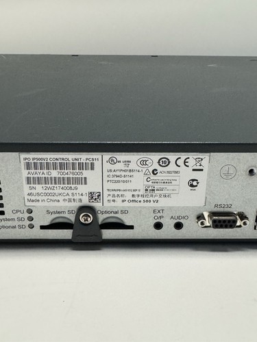 Avaya IP Office 500 V2 PCS11 700476005 C. Unit 700504032 700431778 700476013 - Picture 10 of 14