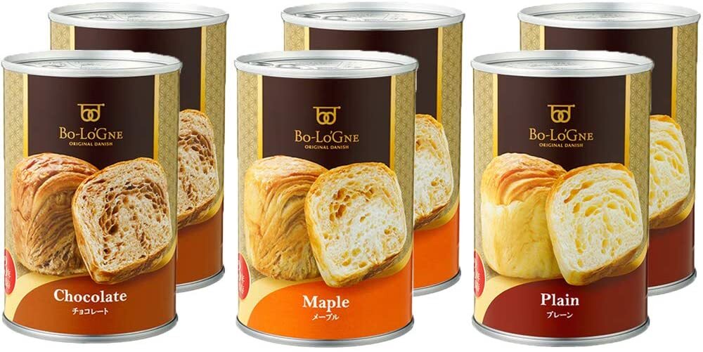Canned Bread Kyoto Bologna 6 Cans Three Flavors Set Japan Popular Food