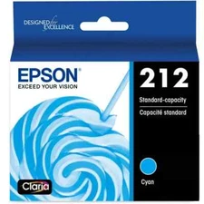 Genuine OEM Epson 212 Standard Capacity Cyan Ink Cartridge T212220