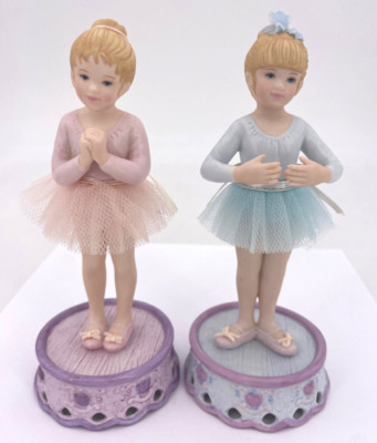 Enesco-Gina's Ballerinas Set of 2 Tiny Dancer & Practice Makes Perfect #2024.115