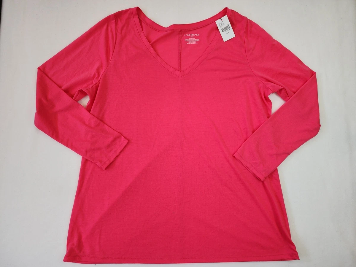Lane bryant red clearance shirt