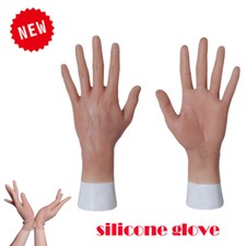 High Simulation Silicone Female Gloves Crossdresser Hand Cover For Transgender