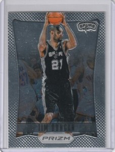 TIM DUNCAN Spurs 2012/13 Panini Prizm #101 Base Card 1st Year Prizm /Quantity