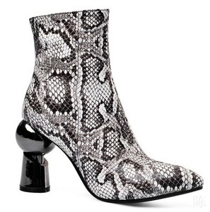 snakeskin boots office