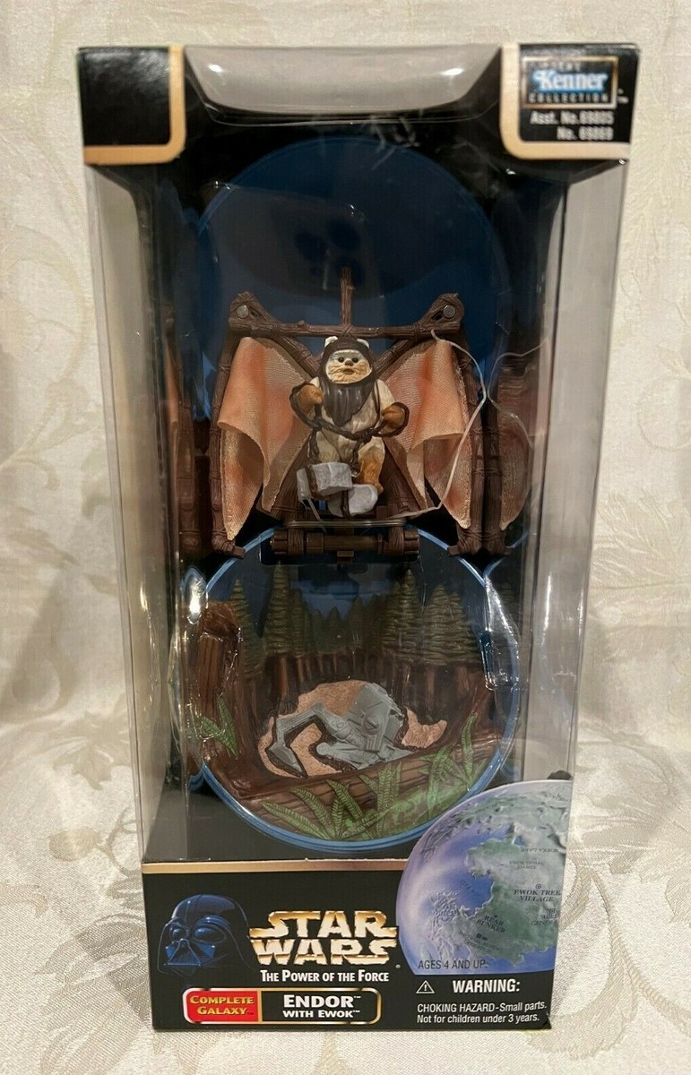 Star Wars Power of the Force POTF ENDOR WITH EWOK Complete Galaxy
