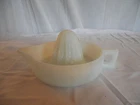 Vintage Sunkist custard glass juicier reamer