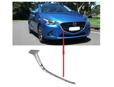 NEW MAZDA 2 2014 - 2019 FRONT BUMPER GRILLE SIDE CHROME PART RIGHT O/S