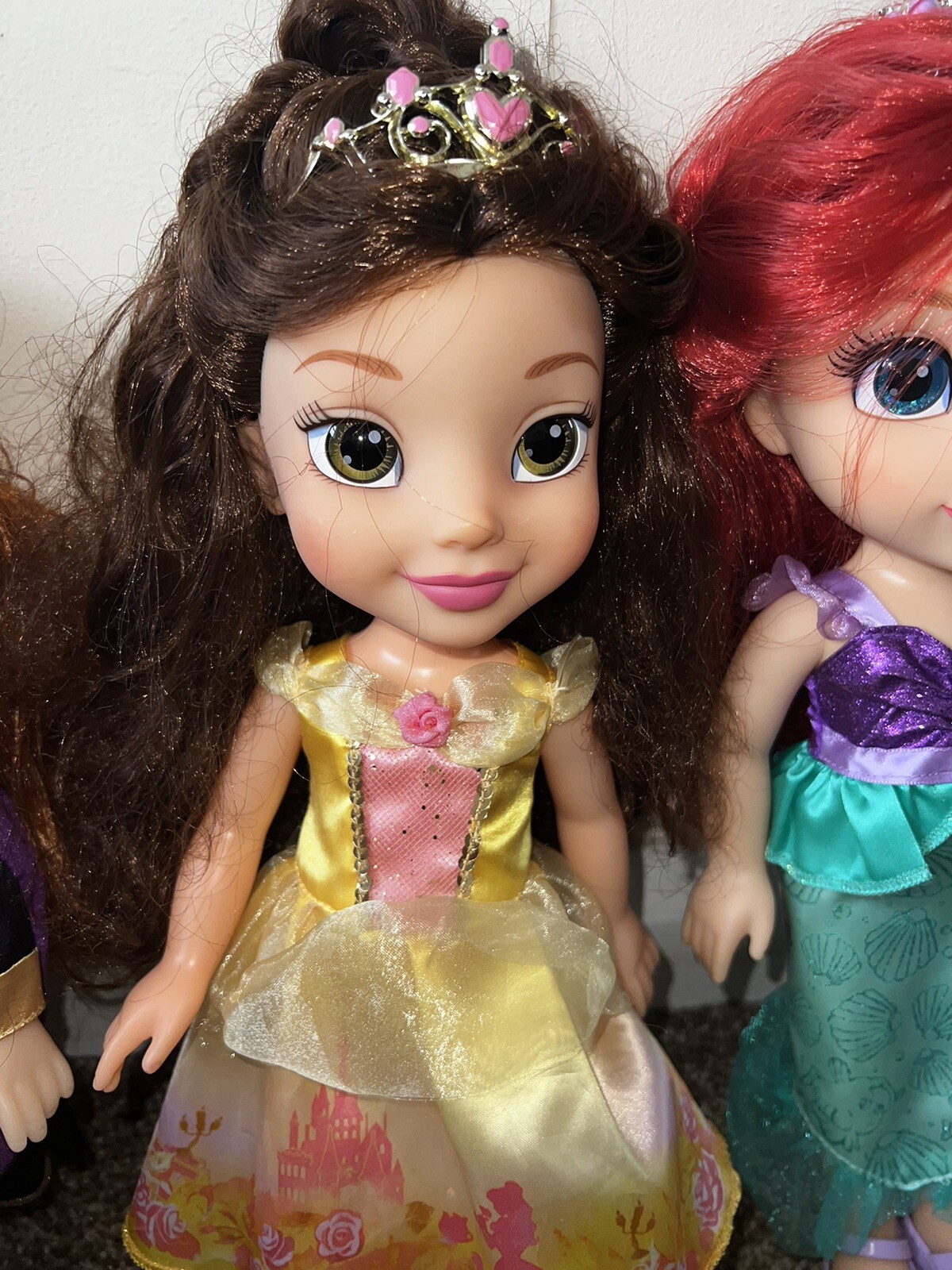Princess large doll set 15inch play dolls ariel belle elsa anna frozen