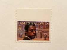 US Scott # 3871, James Baldwin : Writer, 2004 single stamp MNH