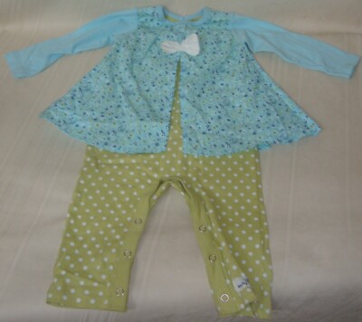 Naartjie Floral Print Babygrow Romper with Bow NEW Size 6 -12 Months