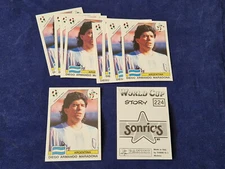Panini World Cup Story Sonric's 1990, Italia 90 Rare Sticker Diego Maradona #224