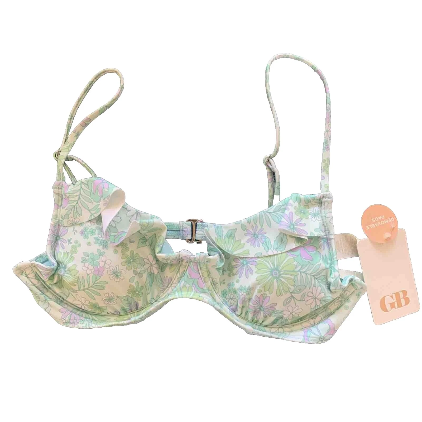 Roupas de Praia Tamanho Regular GB Floral para mulheres