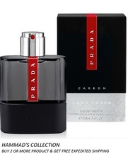 PRADA LUNA ROSSA CARBON EDT 3.4 OZ / 100 ML FOR MEN NIB SEALED