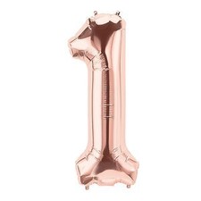 34' ROSE GOLD FOIL Numbers Balloons