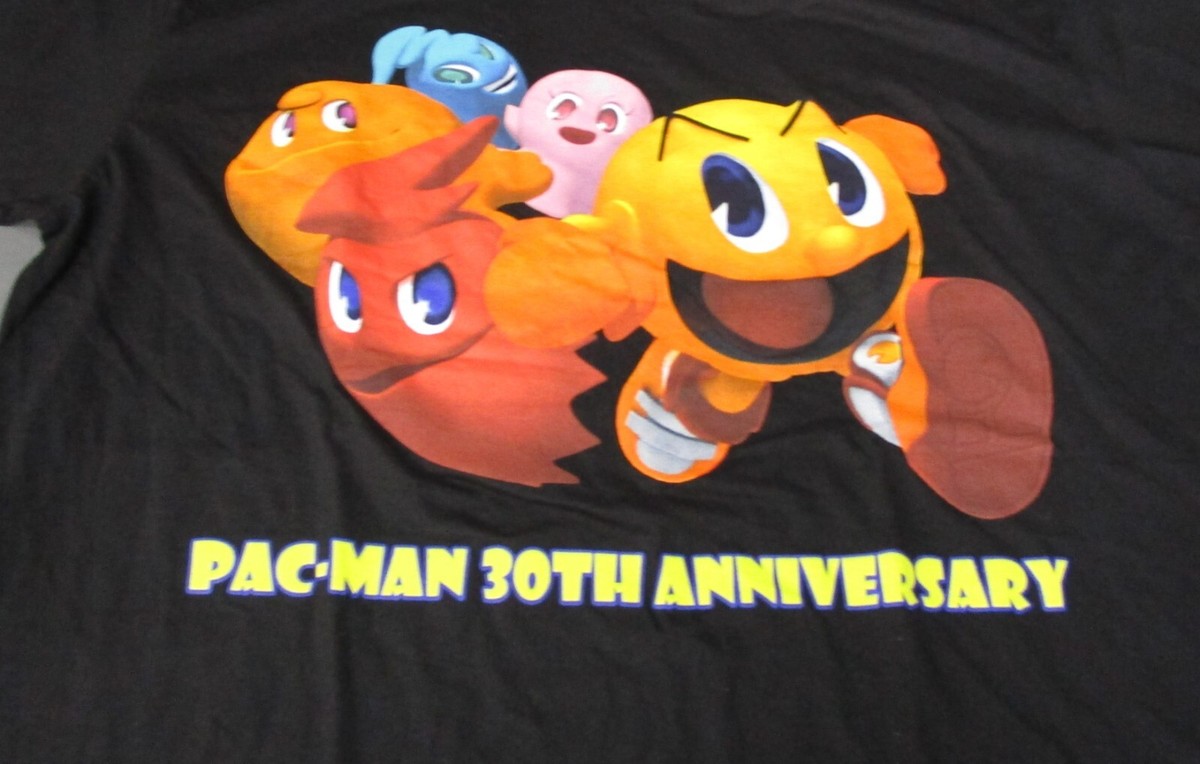 T-shirt Pac-Man Ghosts C-Life Group Taille M - Manches Courtes, Coton, Motif Fantômes, Occasion Bon état