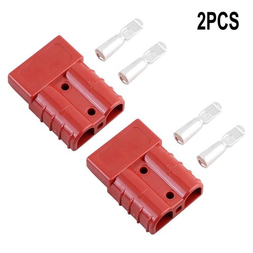 2Pcs FOR ANDERSON-Plug CABLE TERMINAL BATTERY POWER CONNECTOR 50 AMP 600V - Picture 31 of 45