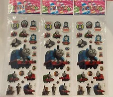 NEW 3 Sheets of Thomas the Tank Engine Puffy Stickers #1 - For Parties