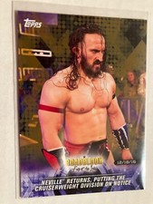 Neville 2018 topps bronze parallel insert WRESTLING card see scan