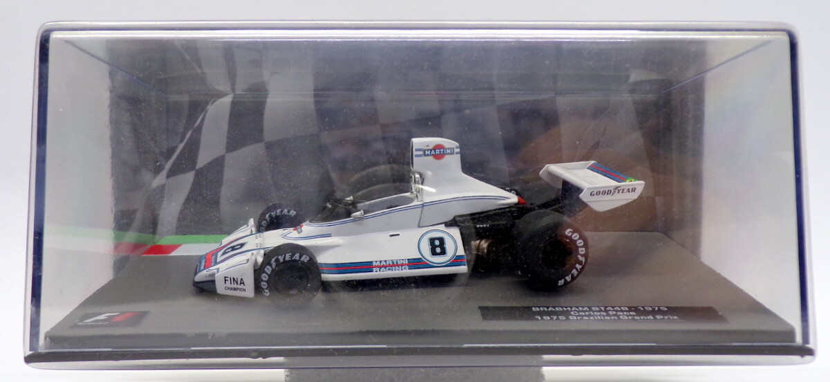Altaya 1/43 Brabham BT44B F1 1975 Carlos Pace #8 Scale Model