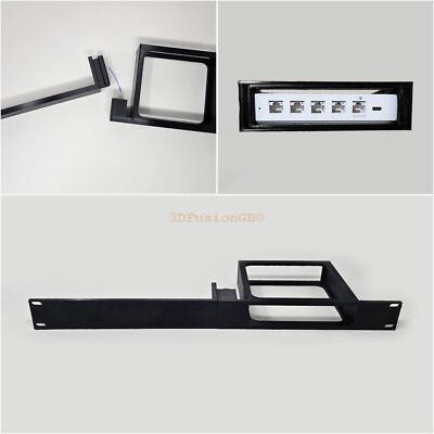 19'' Rack Mount Halterung für Ubiquiti UCG ULTRA UXG MAX Cloud Gateway MAX 3DPrinted