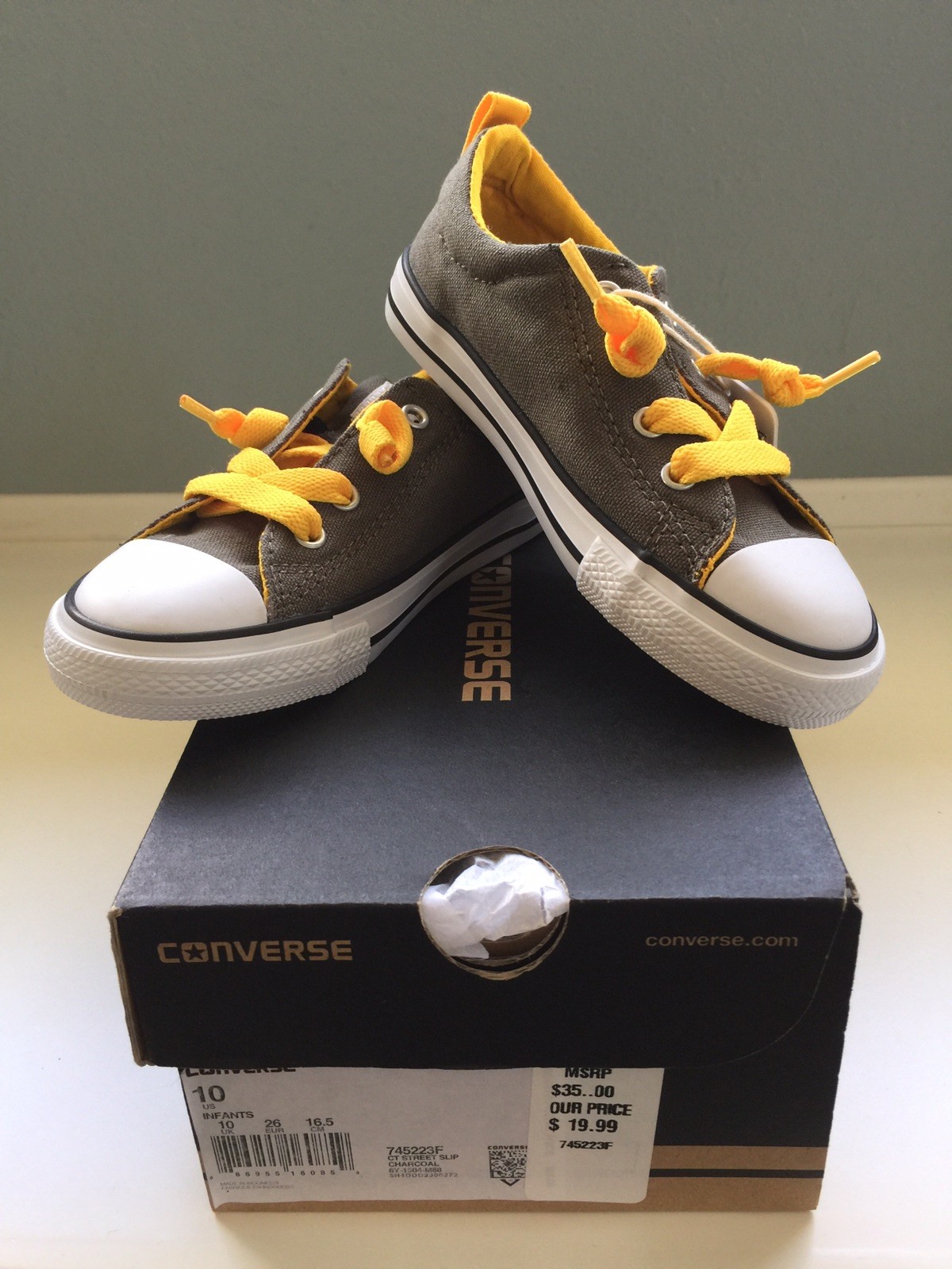 converse all star slip charcoal