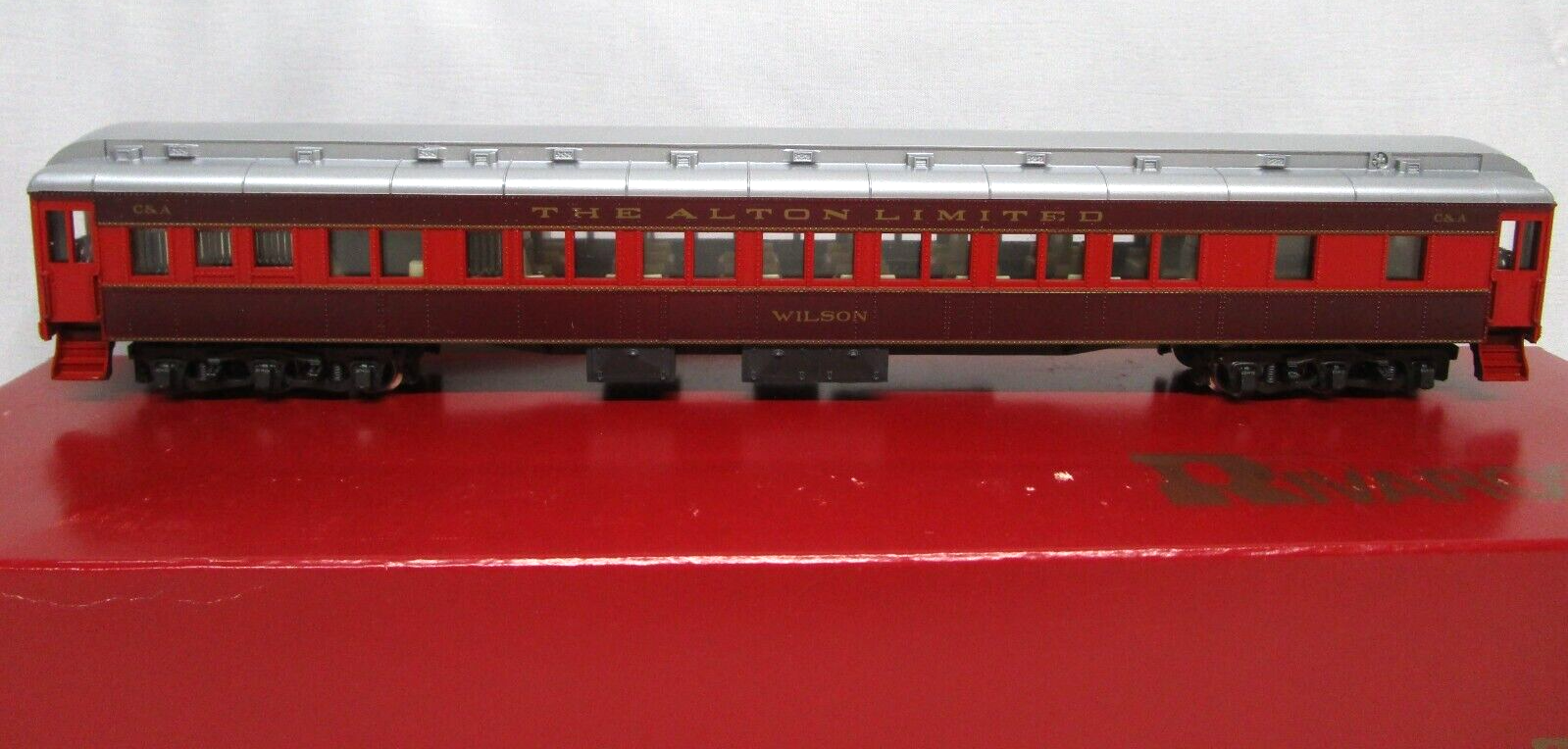 RIVAROSSI 2679 ÉCHELLE Ho Voiture Pullman De La Ligne Chicago & Alton RIVAROSSI 2679 ÉCHELLE Ho Voiture Pullman De La Ligne Chicago & Alton