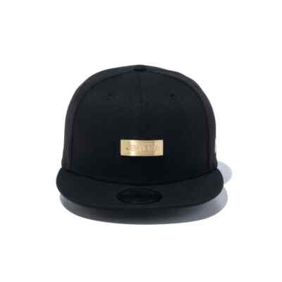 バ 9FIFTY CAP（BLK） New Era 9FIFTY Metal Plate 2 Colors Black Cap Unisex