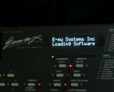 E-mu Emax / Emax ll OLED Display! 