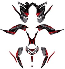 Fits Yamaha Raptor 700R Graphics Kit 2013 TO 2024 decal KIT stickers