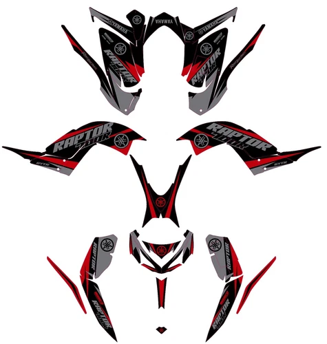 Fits Yamaha Raptor 700R Graphics Kit 2013 TO 2024 decal KIT stickers